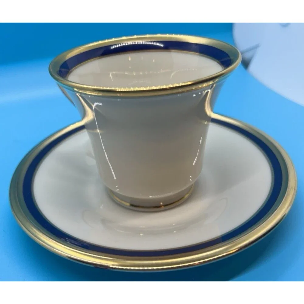 Lenox Blue Royale Coffee  Tea Cup saucer Replacement ivory teacup